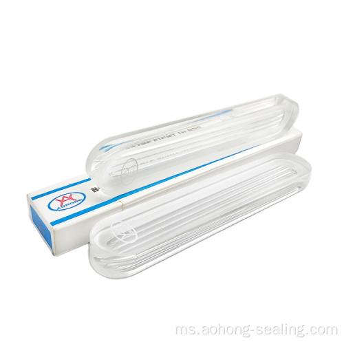 Empat alur mengukur kaca borosilicate 3.3 bahan maxos